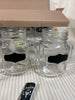 Home Essentials Chalk It Up Mason Glass Jar Mug 16 oz - Set of 4